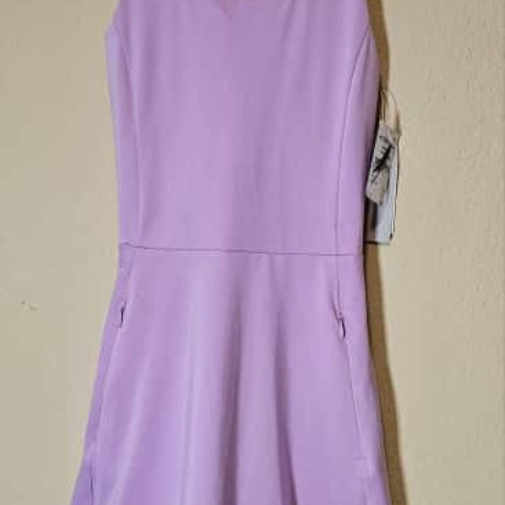 Zella Purple Pastel Daybreak Cross Back Tennis Dress Size XS